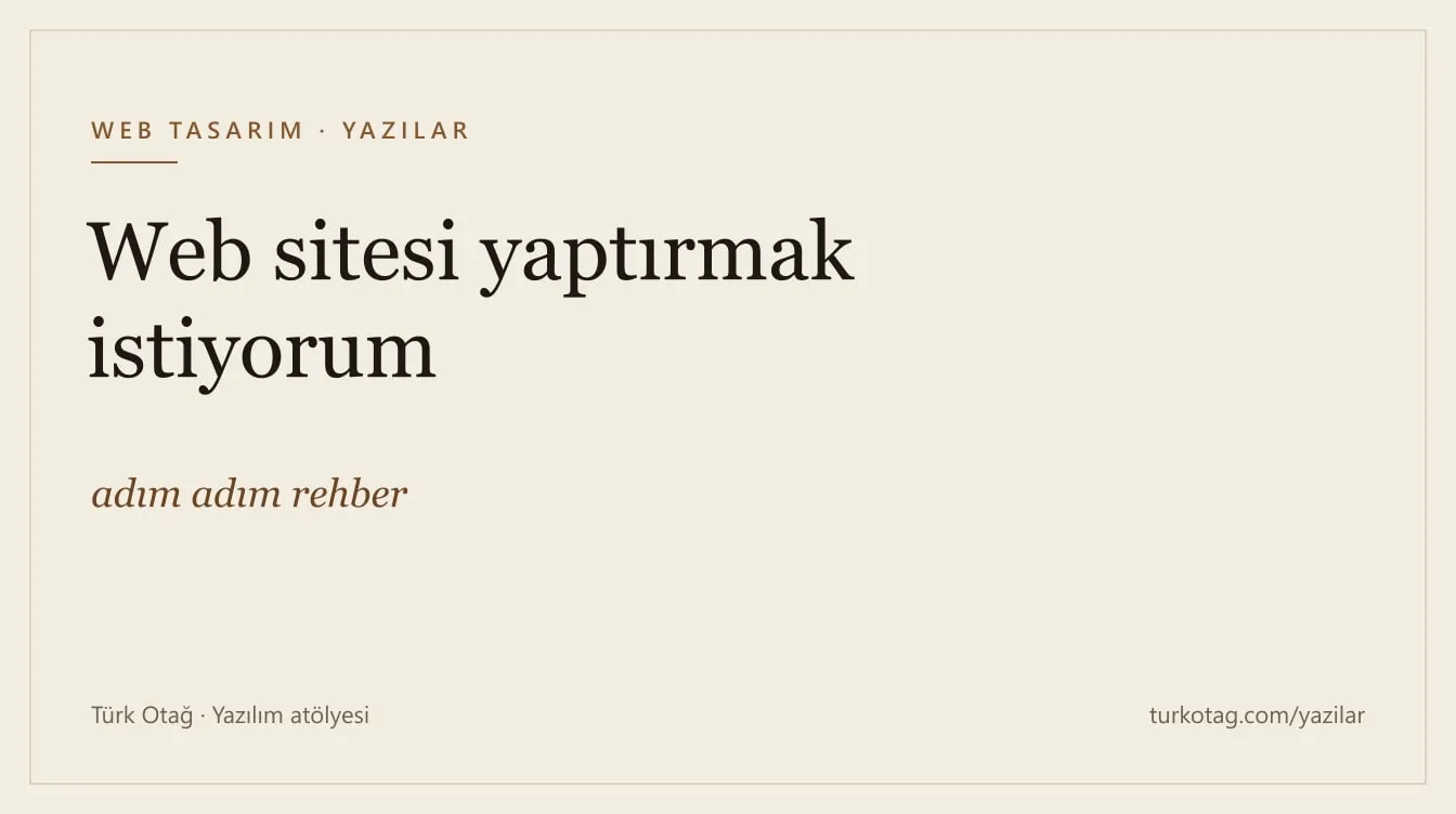 The article title in dark serif letters on a cream background: Commissioning a website: a step-by-step guide