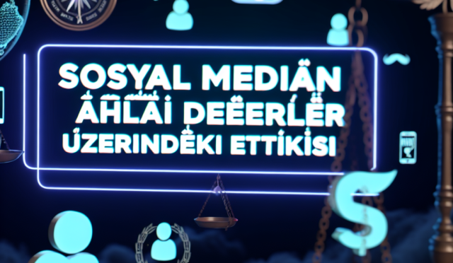 Sosyal Medyanın Ahlaki Değerler Üzerindeki Etkisi